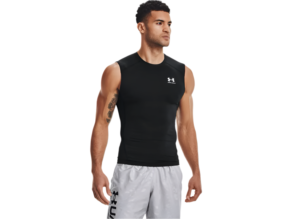 Under Armour Compression Shirt Sleeveless Zwart