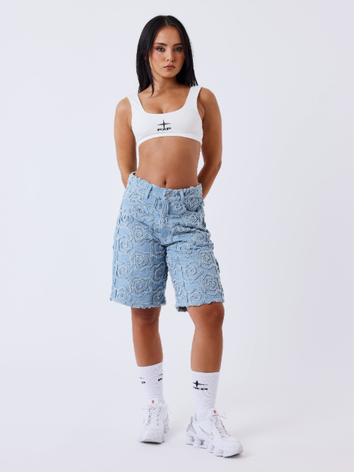 Project X Paris Dames Denim Short Cloudy
