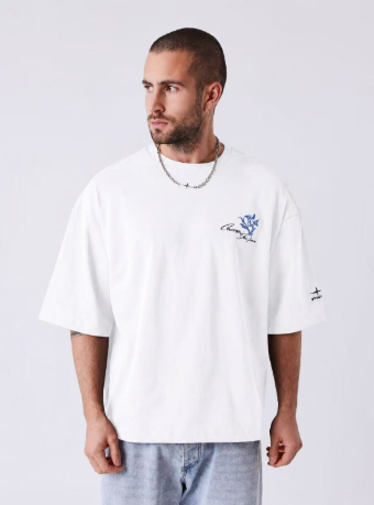 Project X Paris T-shirt Floral Wit