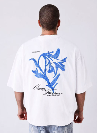 Project X Paris T-shirt Floral Wit