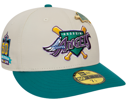 LA-Angels-MLB-Pin-Low-Profile-59FIFTY-Fitted-Cap-Voorkant-Schuin