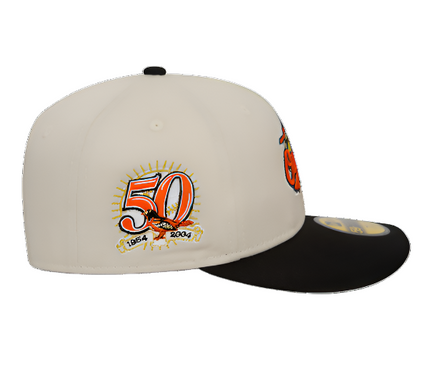 Baltimore-Orioles-MLB-Pin-Laag-Profiel-59FIFTY-Fitted-Cap-Zijkant-Logo-50