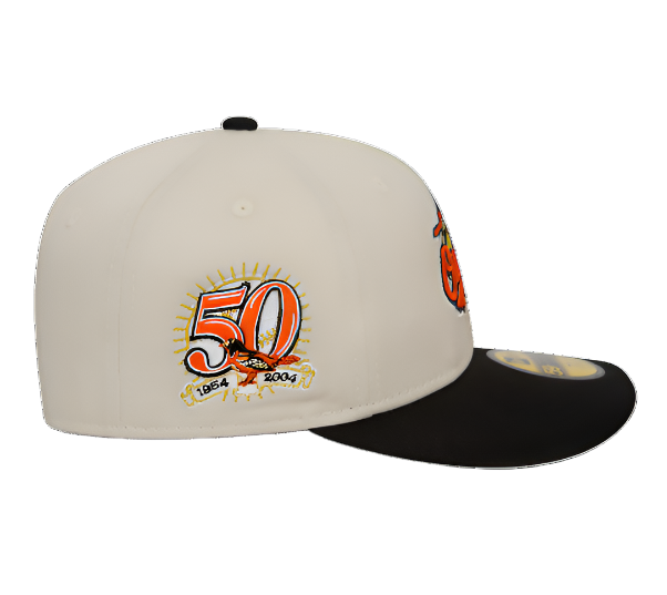 Baltimore-Orioles-MLB-Pin-Laag-Profiel-59FIFTY-Fitted-Cap-Zijkant-Logo-50