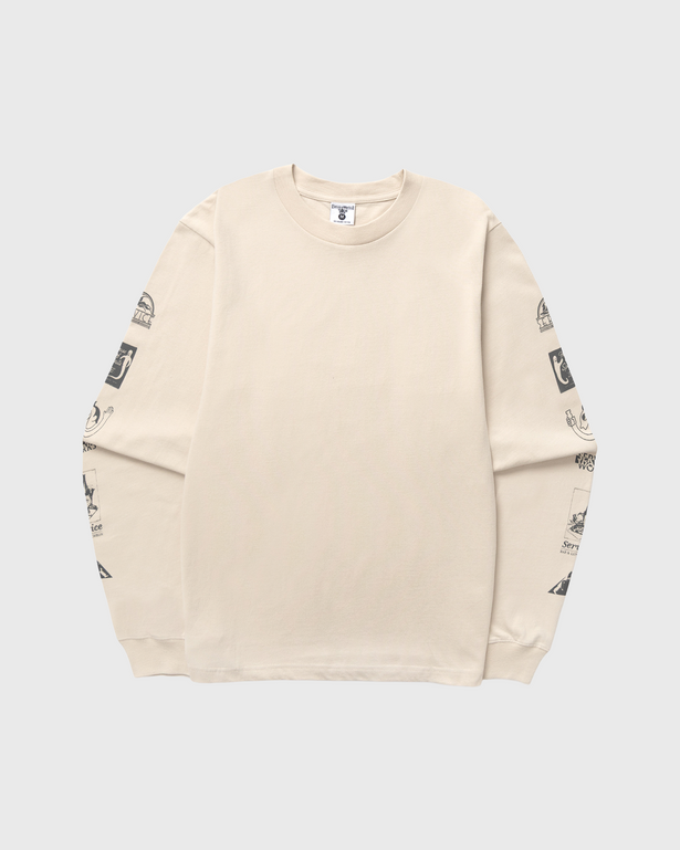 Service Works Bootleg Longsleeve Tee Natural