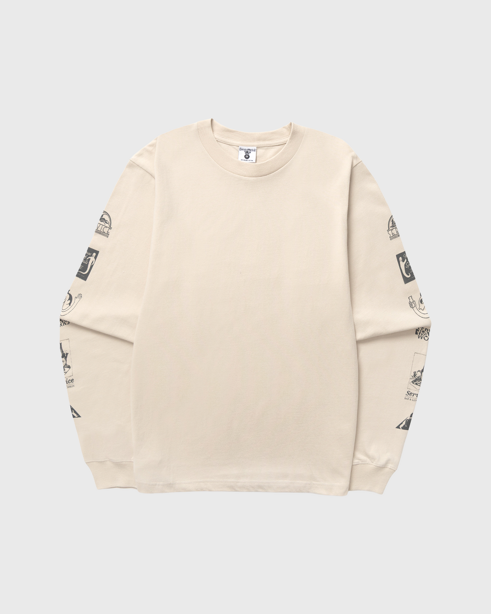 Service Works Bootleg Longsleeve Tee Natural