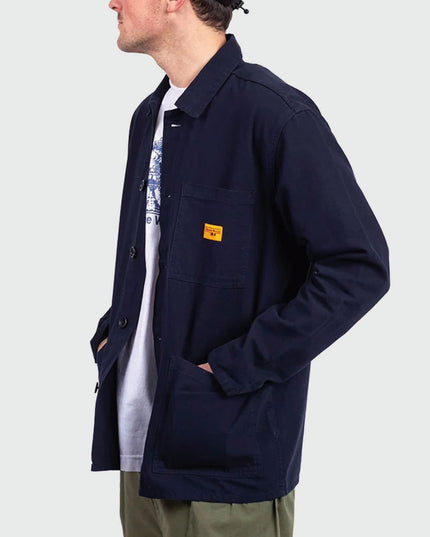 Service Works Canvas Chore Shirt Donkerblauw zijaanzicht