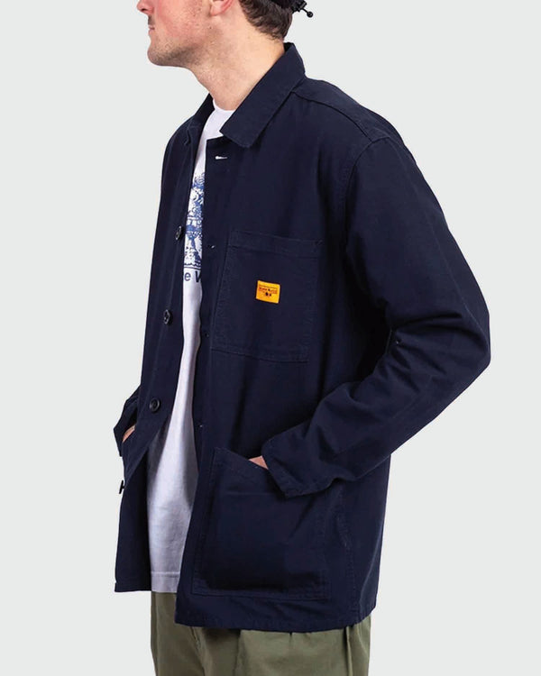 Service Works Canvas Chore Shirt Donkerblauw zijaanzicht