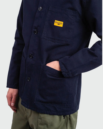 Service Works Canvas Chore Shirt Donkerblauw pockets
