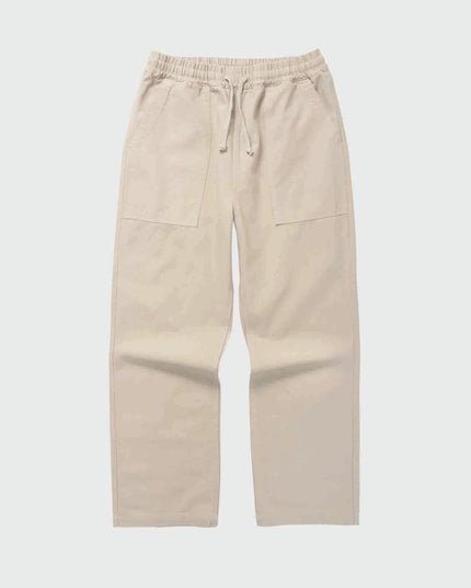 Service Works Classic Chef Pants Creme vooraanzicht