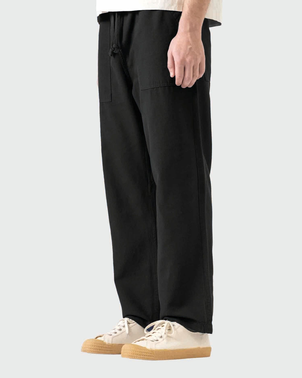 Service Works Classic Chef Pants Zwart verre aanzicht