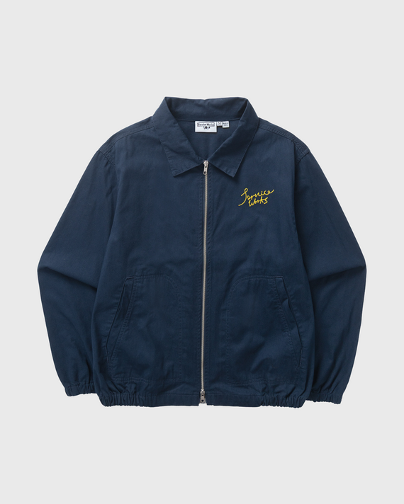 Service Works Twill Work Jacket Donkerblauw voorkant