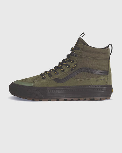 Vans Sk8-HI Waterproof Insulated Groen/Zwart rechteraanzicht