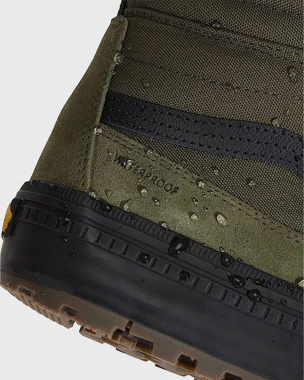  Vans Sk8-HI Waterproof Insulated Groen/Zwart Achteraanzicht