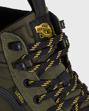 Vans Sk8-HI Waterproof Insulated Groen/Zwart Veters aanzicht