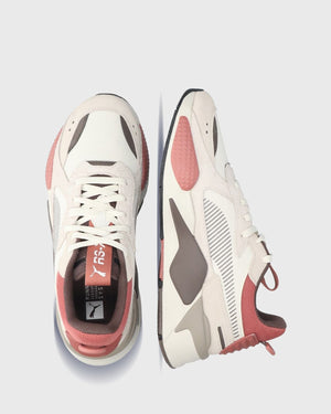 Puma RS-X Heritage Sneaker Wit / Brons zijaanzicht en bovenaanzicht