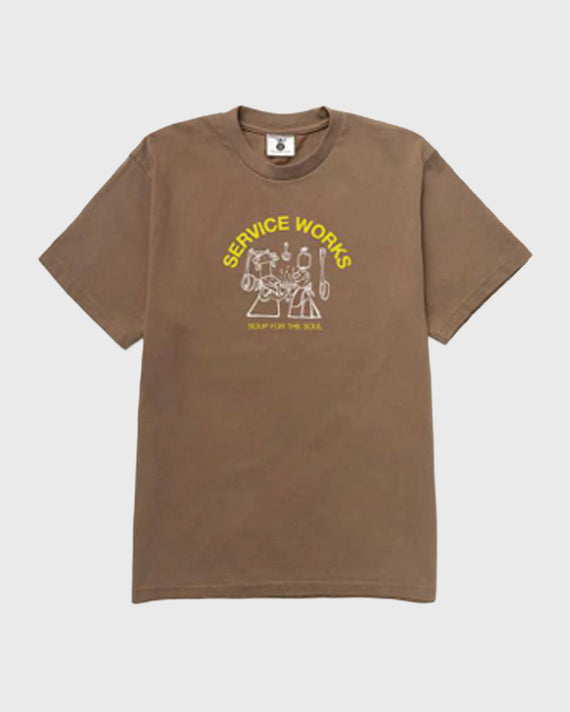 Service Works Soup For The Soul Tee Bark voor