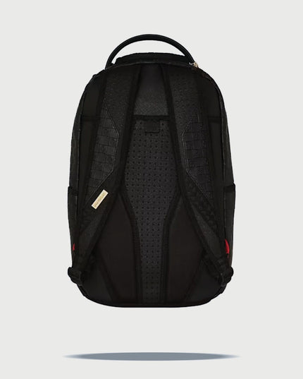 Sprayground Sharks in Paris Rugzak Zwart achteraanzicht