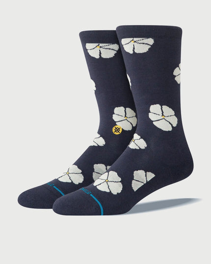 Stance Sokken Floral Crew Navy model