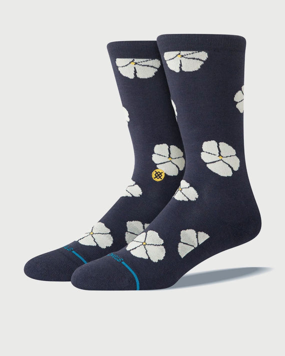 Stance Sokken Floral Crew Navy model