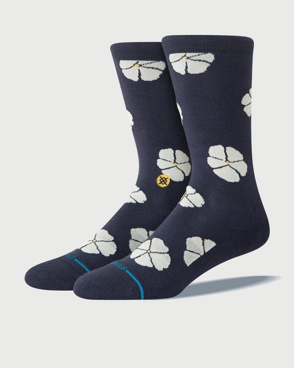 Stance Sokken Floral Crew Navy model