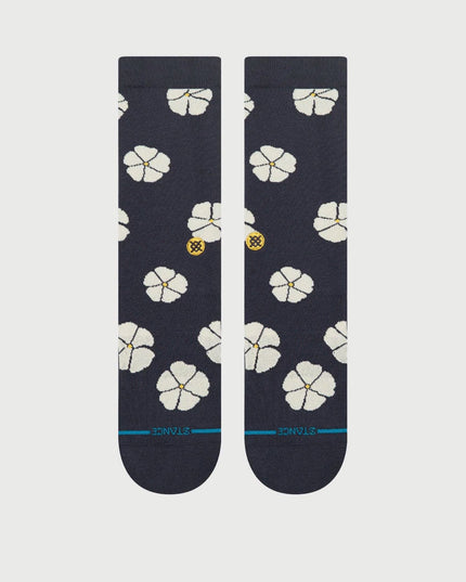 Stance Sokken Floral Crew Navy floral print