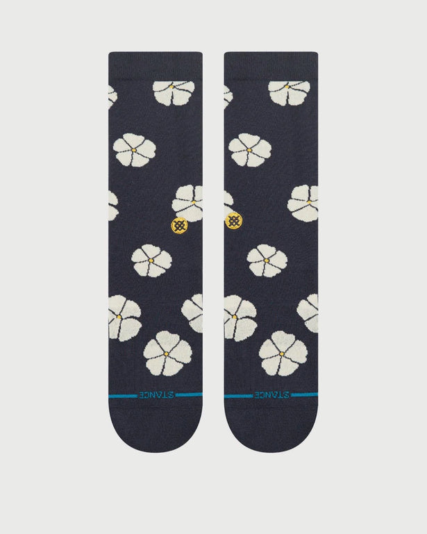Stance Sokken Floral Crew Navy floral print