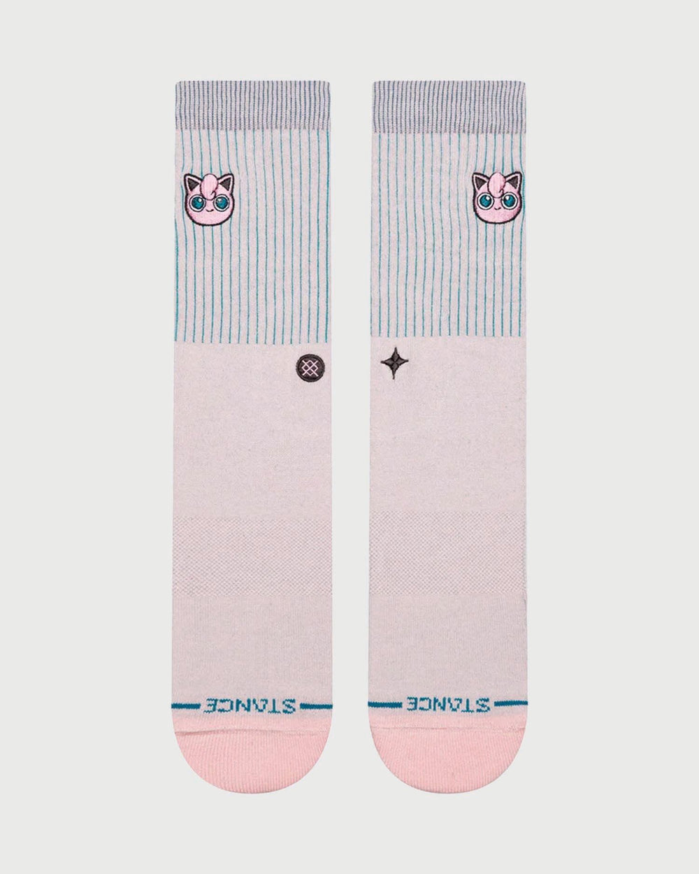 Stance Sokken Jigglypuff Crew odel aanzicht