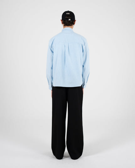 Prohibited The Oxford Button Down Overhemd Blauw