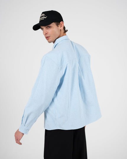 Prohibited The Oxford Button Down Overhemd Blauw