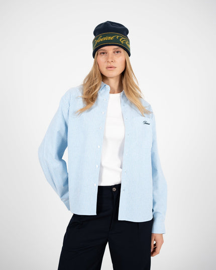 Prohibited The Oxford Button Down Overhemd Blauw