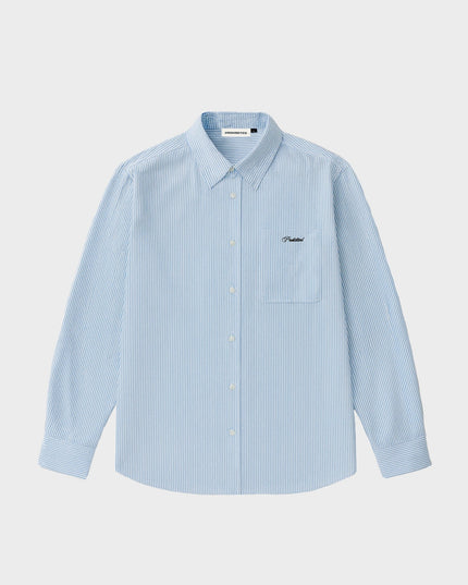 Prohibited The Oxford Button Down Overhemd Blauw