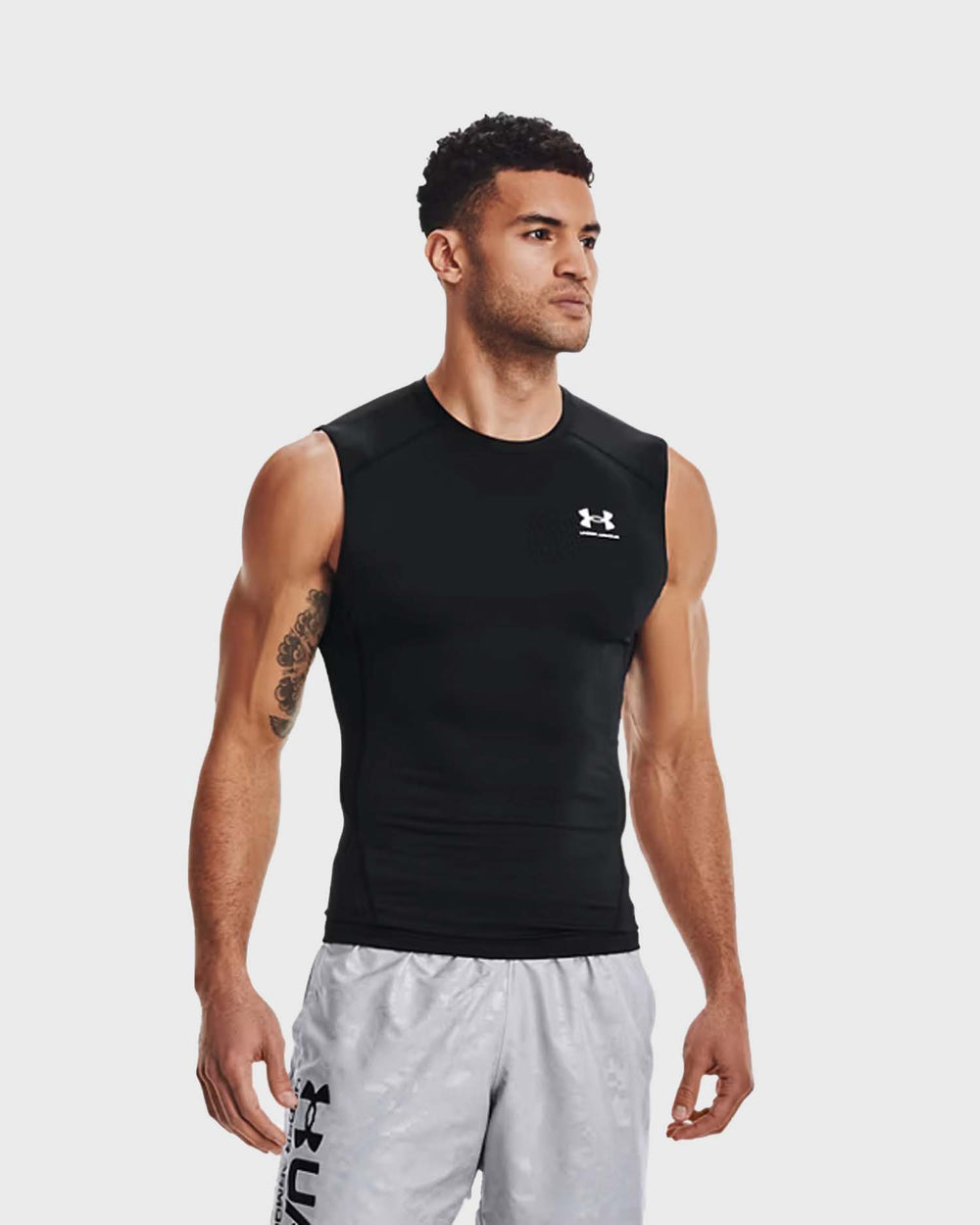 Under Armour Compression Shirt Sleeveless Zwart