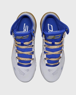 Under Armour Curry 2 Retro Basketbalschoen Wit Goud