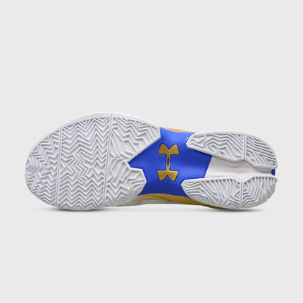 Under Armour Curry 2 Retro Basketbalschoen Wit Goud