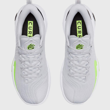 Under Armour Curry 12 Basketbalschoen Grijs/Groen