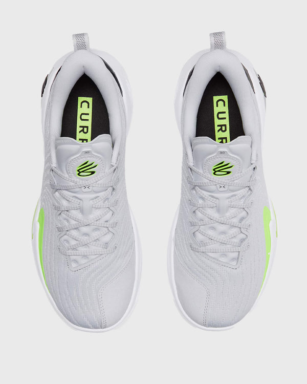 Under Armour Curry 12 Basketbalschoen Grijs/Groen