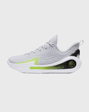 Under Armour Curry 12 Basketbalschoen Grijs/Groen