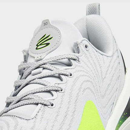 Under Armour Curry 12 Basketbalschoen Grijs/Groen