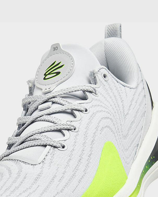 Under Armour Curry 12 Basketbalschoen Grijs/Groen