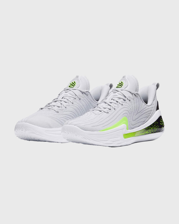 Under Armour Curry 12 Basketbalschoen Grijs/Groen