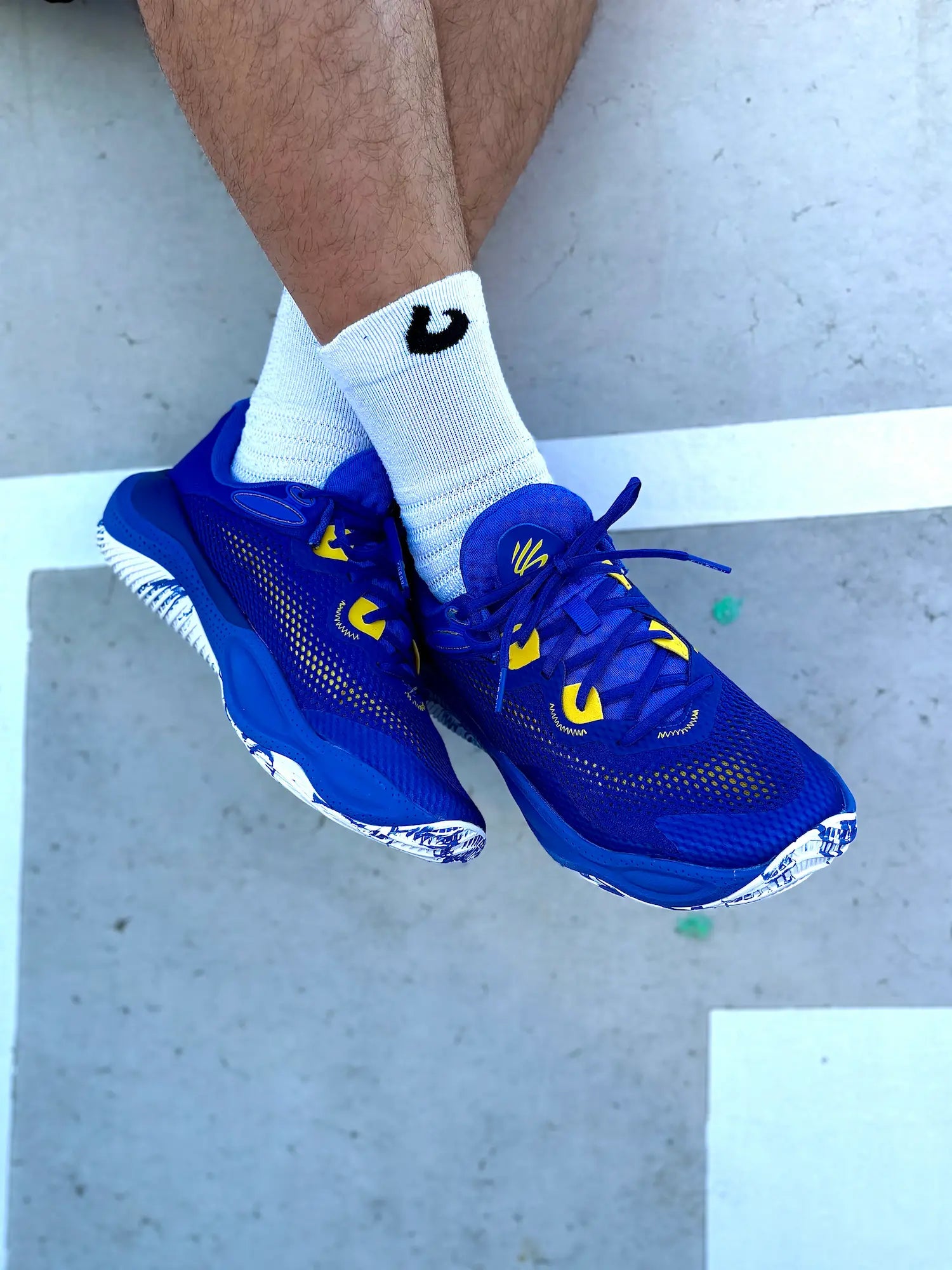 Under Armour Curry Splash 24 Basketball Shoe Blue – Burned Under Armour Curry Splash 24 Basketball Shoe Blue – Burned