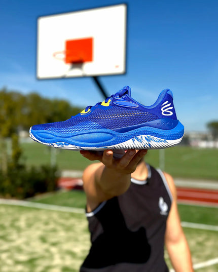 Chaussure de basket Under Armour Curry Splash 24 bleu