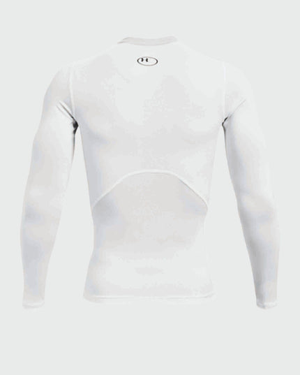 Under Armour Compression Shirt Longsleeve Wit achteraanzicht