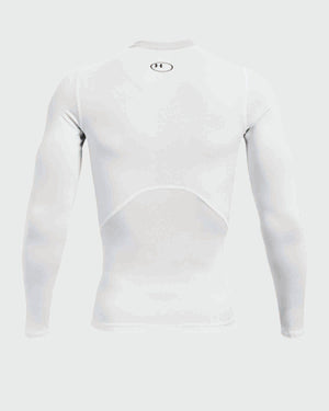 Under Armour Compression Shirt Longsleeve Wit achteraanzicht