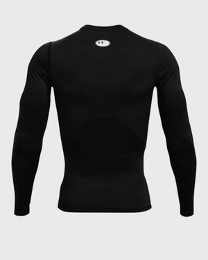 Under Armour Compression Shirt Longsleeve Schwarz RÜCKSEITE