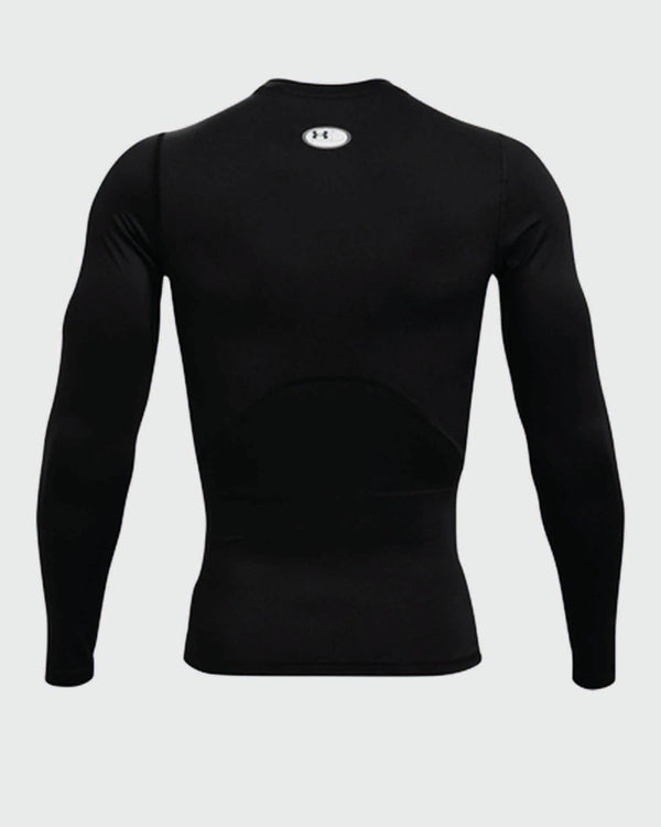 Under Armour Compression Shirt Longsleeve Schwarz RÜCKSEITE
