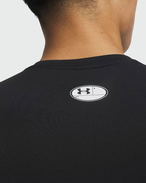 Under Armour Compression Shirt Longsleeve Schwarz RÜCKSEITE