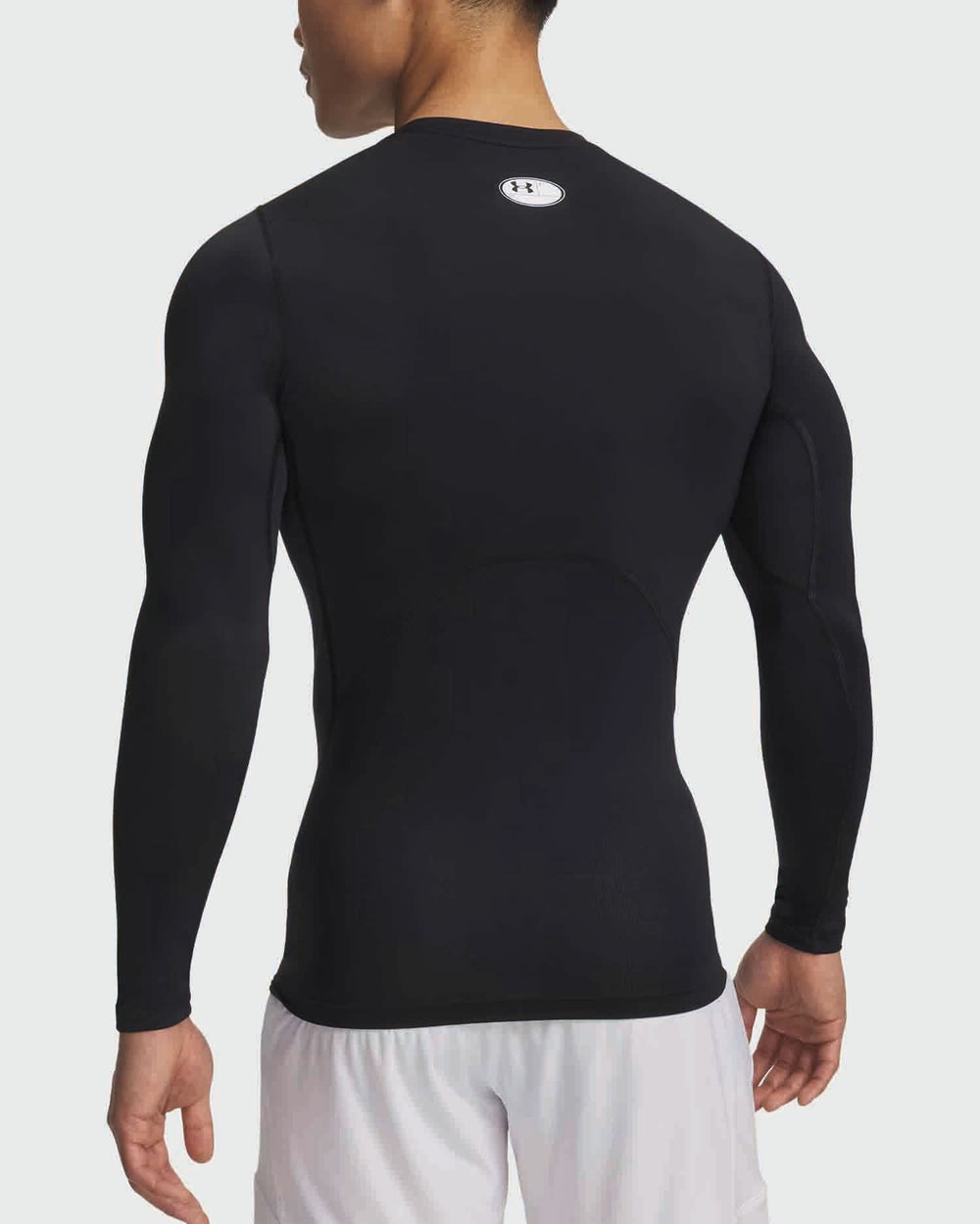 Under Armour Compression Shirt Longsleeve Zwart VOOR