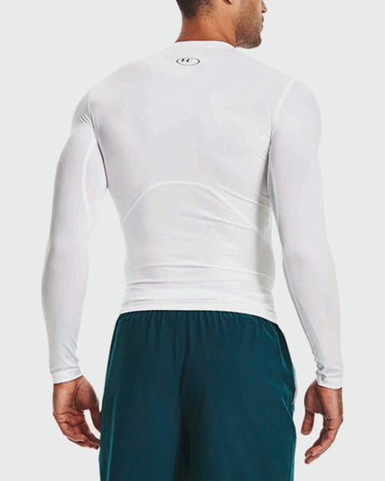 Under Armour Compression Shirt Longsleeve Wit achter