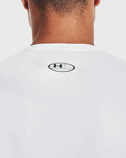 Under Armour Compression Shirt Longsleeve Wit cu 